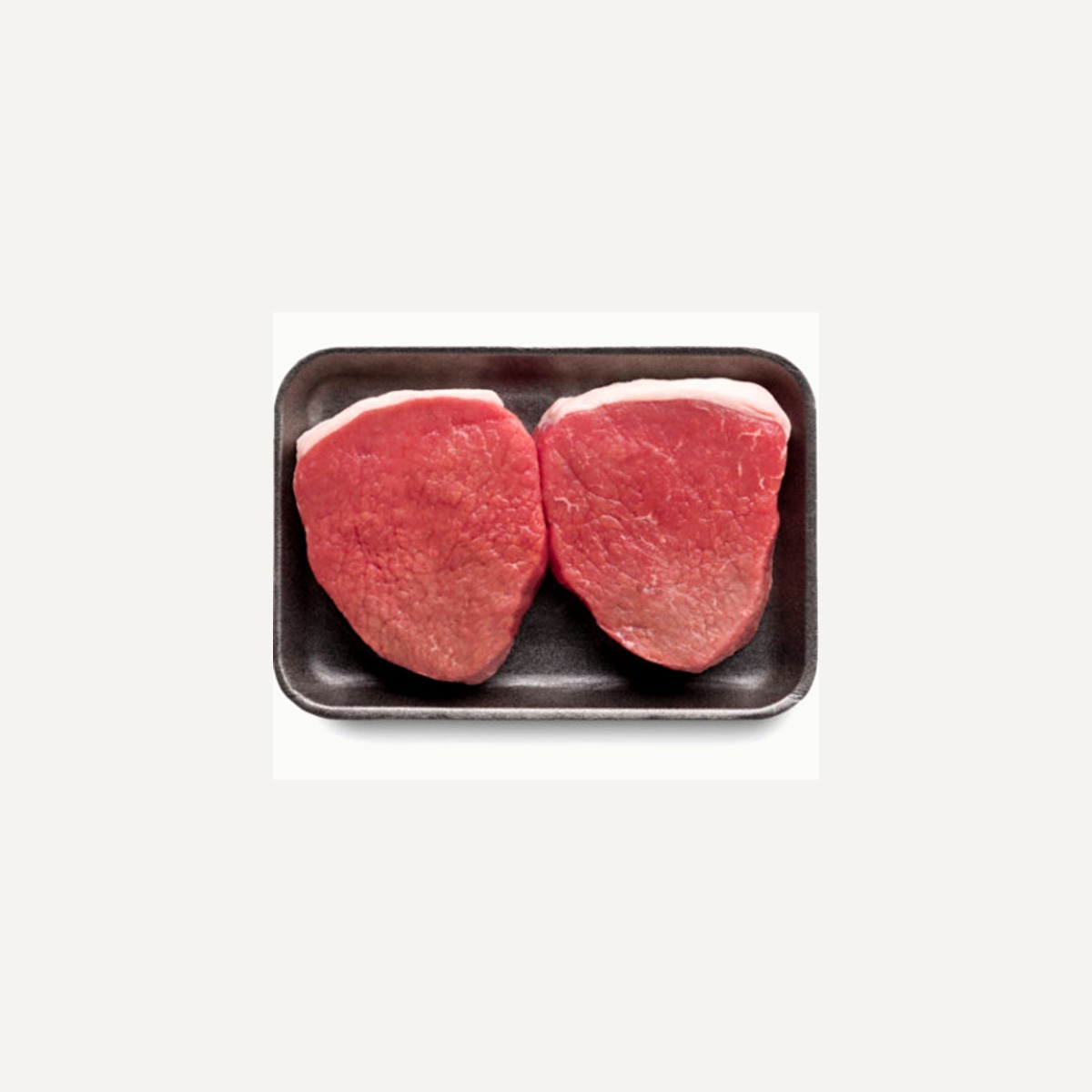 Raw Eye of Round Steaks