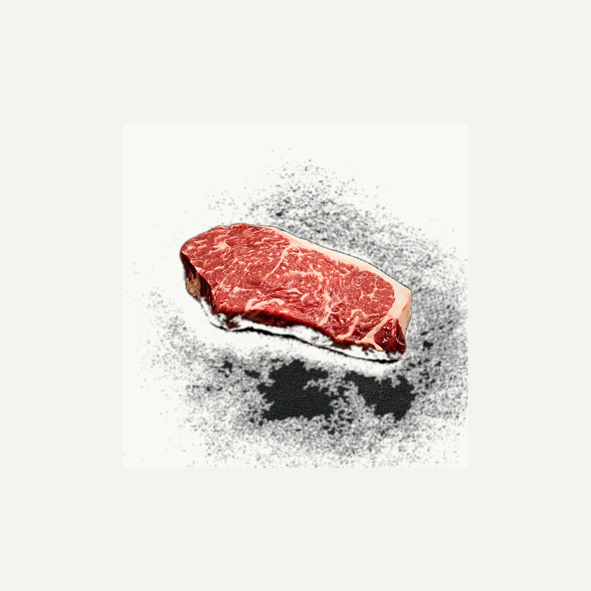 Raw Striploin Steak