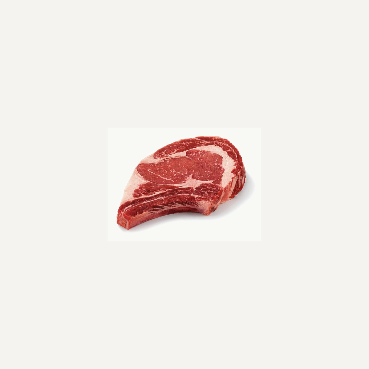 Raw Prime Rib Steak