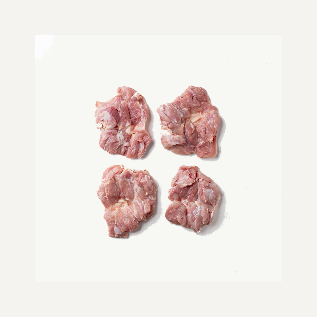 Raw Boneless Skinless Chicken Thighs