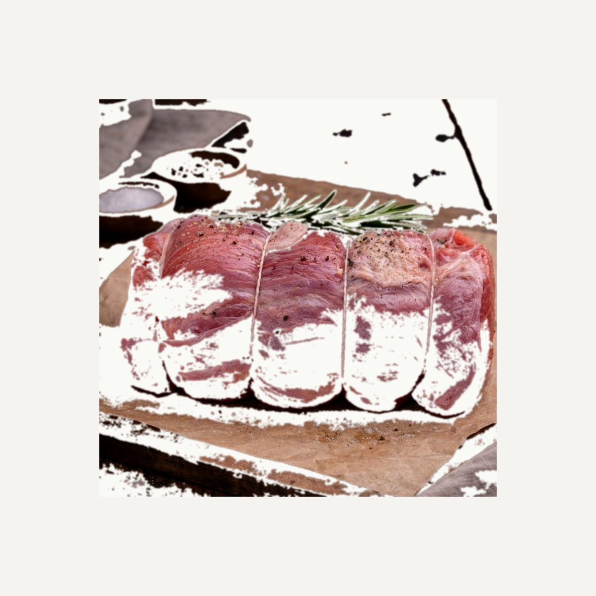 Raw Veal Roast