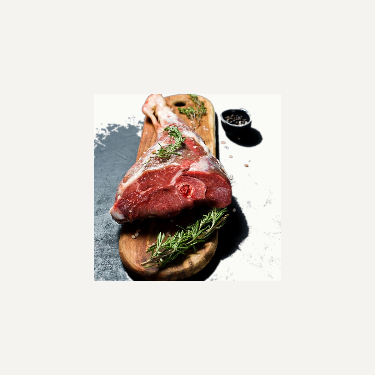 Raw Bone-In Goat Leg