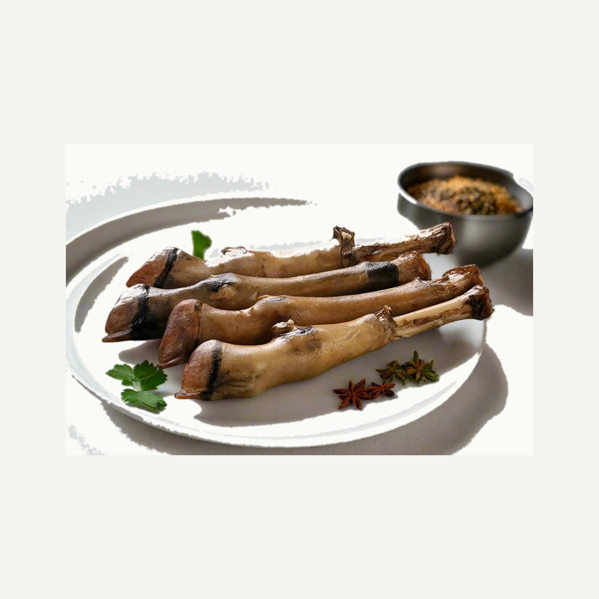 Raw Goat Feet — Burnt